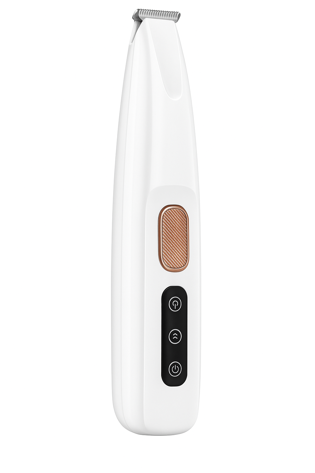 Trimma tryggt med Tasslyckans Trimmer – skonsam, effektiv och tyst.